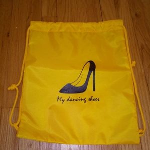 Yellow drawstring Backpack